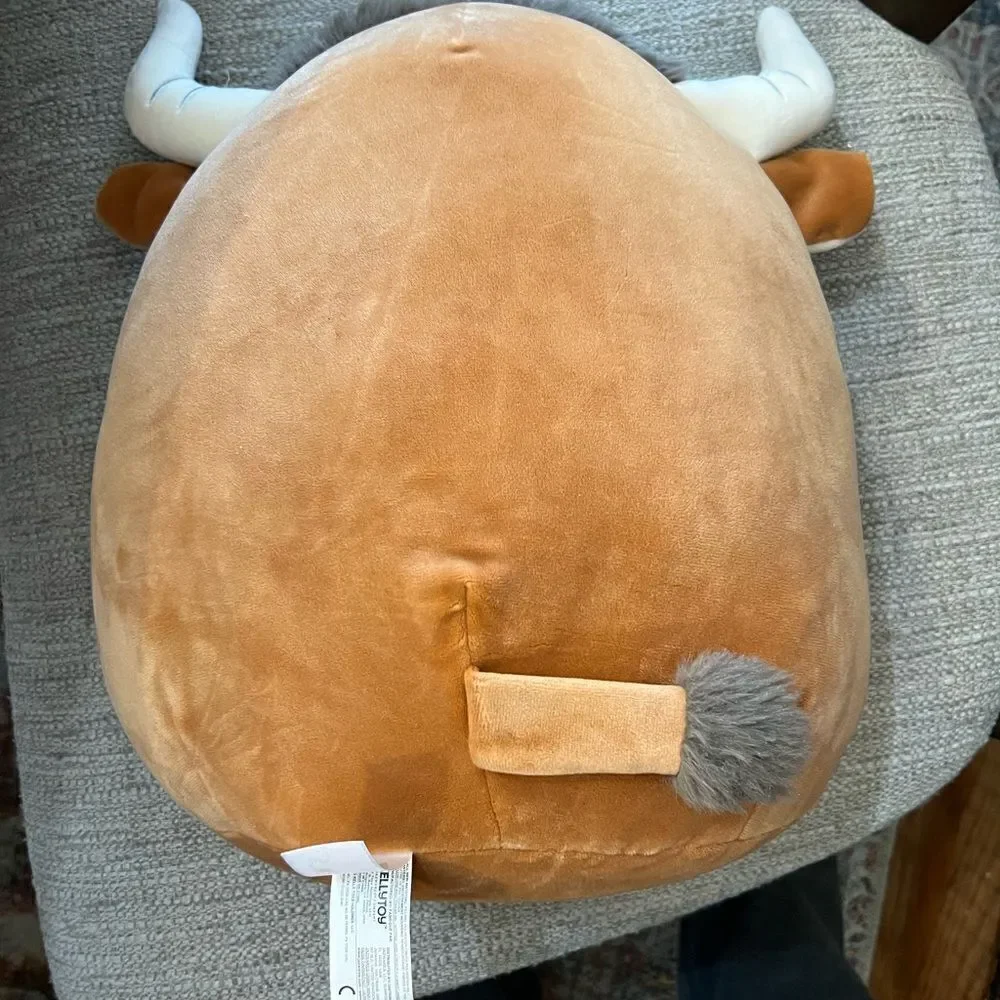 Shep the brown spotted bull Squishmallow